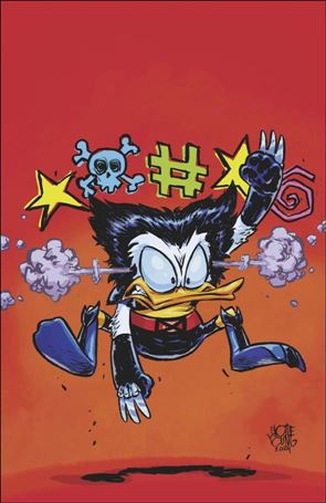 Marvel & Disney: What If...? Donald Duck Became Wolverine issue 1-I Skottie Young Virgin 1:25 Cover (Second Printing)