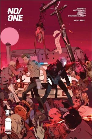 No/One issue 7-D Stefano Simeone TWD 20th Anniversary Cover