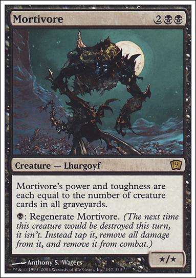 Magic the Gathering: 9th Edition (Base Set) card 147 Mortivore