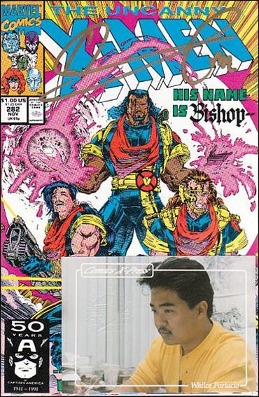 Uncanny X-Men (1981) issue 282-D Comics X-Press (Signed by Whilce Portacio) 1/3000
