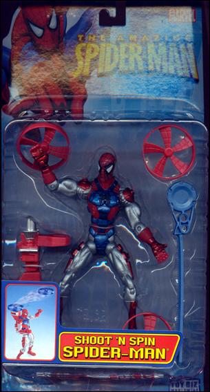 Spider-Man figure 74 Shoot 'm Spin Spider-Man