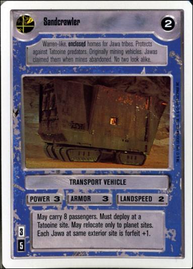 Star Wars: Premiere Unlimited (Base Set) card 312 Sandcrawler