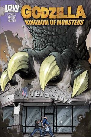 Godzilla: Kingdom of Monsters issue 1-ON Texas Toyz Cover 1/500