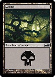 Magic the Gathering: 2014 Core Set (Base Set) card 241 Swamp
