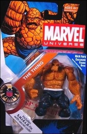 Marvel Universe (Series 1) figure 019-C Thing (Dark Blue and White Costume)