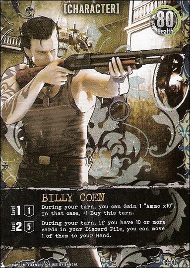 Resident Evil: Alliance (Base Set) card CH-017 Billy Coen