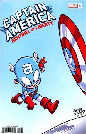 Captain America: Sentinel of Liberty (2022) issue 1-D Skottie Young Baby Cover