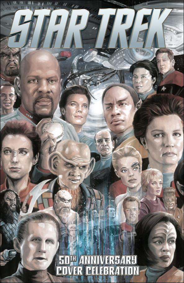 Star Trek: 50th Anniversary Cover Celebration issue nn-C J.K. Woodward Convention Cover B