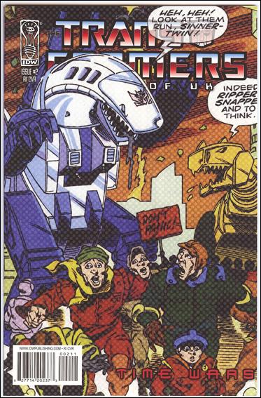 Transformers: Best of UK: Time Wars issue 2-B Retro Art Cover