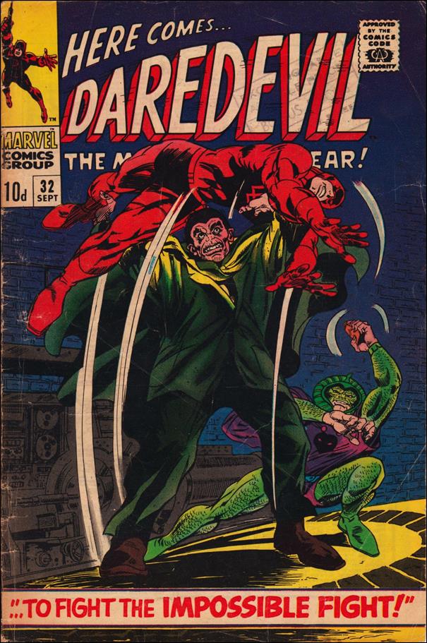 Daredevil (1964) issue 32-B UK Price Cover