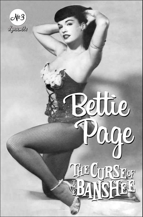 Bettie Page: The Curse of the Banshee issue 3-E Photo Cover