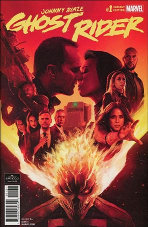 Damnation: Johnny Blaze - Ghost Rider issue 1-B Rahzzah Agents of SHIELD Road to 100 Cover	