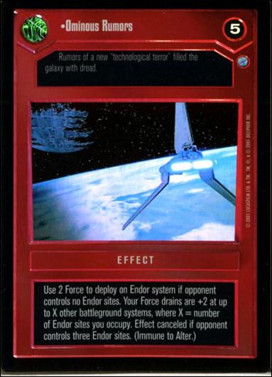 Star Wars: Reflections III (Base Set) card 54 Ominous Rumors