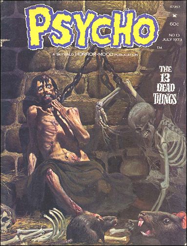 Psycho (1971) issue 13 Vincente Segrelles Cover