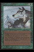 Magic the Gathering: Limited Edition Beta (Base Set) card 185 Aspect of Wolf