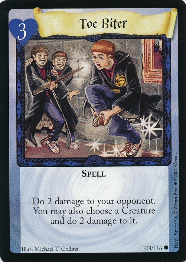 Harry Potter (Base Set) card 108 Toe Biter