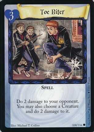 Harry Potter (Base Set) card 108 Toe Biter