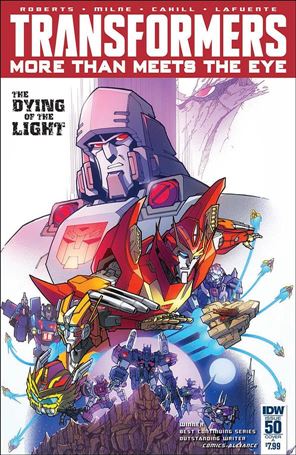 Transformers: More Than Meets the Eye (2012) issue 50 Alex Milne Cover