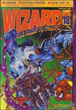 Wizard: The Guide to Comics issue 18 Polybagged with Pitt Trading Card