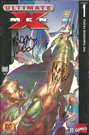 Ultimate X-Men (2000) issue 1-E DF Cover (signed by Millar/Kubert/Thibert) 1/1500