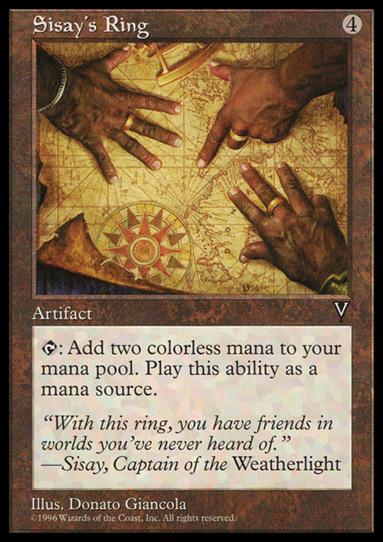 Magic the Gathering: Visions (Base Set) card 154 Sisay's Ring