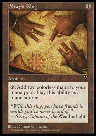 Magic the Gathering: Visions (Base Set) card 154 Sisay's Ring