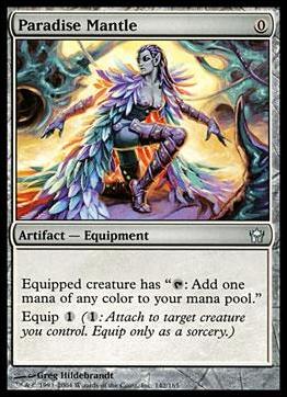 Magic the Gathering: Fifth Dawn (Base Set) card 142 Paradise Mantle