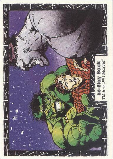 Incredible Hulk (Base Set) card 66 Stay Back