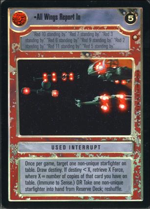 Star Wars: Reflections: A Collector's Bounty (Base Set) card 97 All Wings Report In