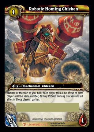 World of Warcraft: March of the Legion (Loot Subset) card 2 Robotic Homing Chicken