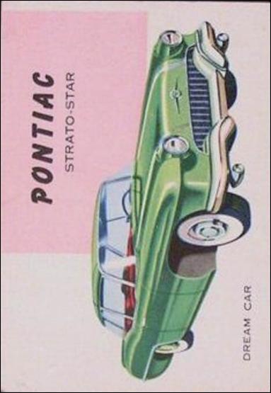 World on Wheels (Base Set) card 171-B Pontiac Strato-Star (Blue Back)