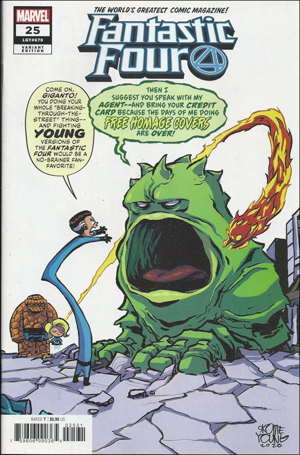 Fantastic Four (2018) issue 25-C Skottie Young Cover