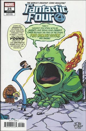 Fantastic Four (2018) issue 25-C Skottie Young Cover