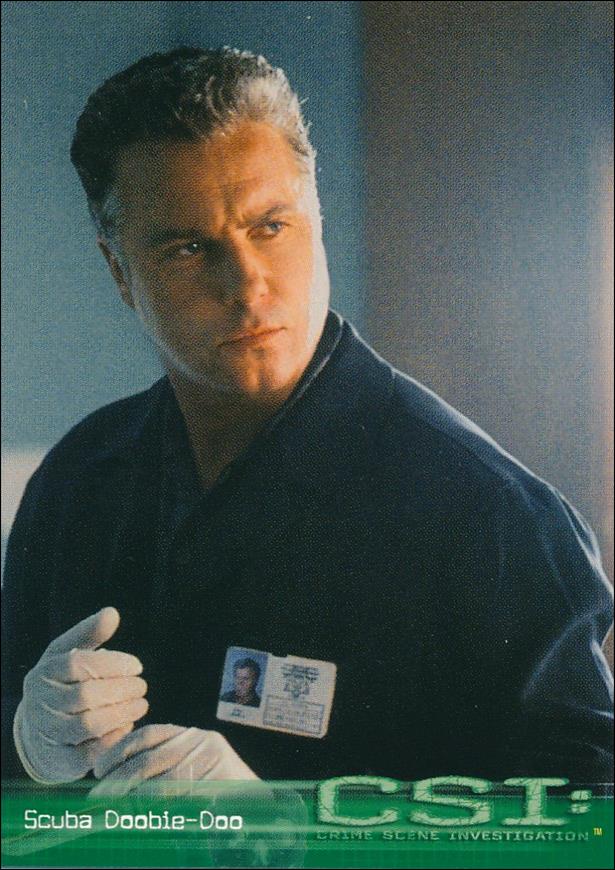 CSI: Crime Scene Investigation - Series One (Base Set) card 28 Scooba Doobie-Doo