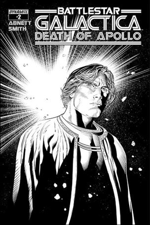 (Classic) Battlestar Galactica: The Death of Apollo issue 2-F Ardian Syaf 1:15 Black & White Cover