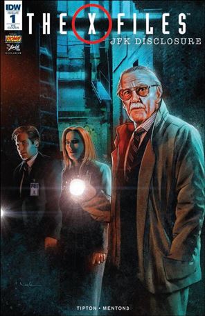 X-Files: JFK Disclosure issue 1-C Carlos Valenzuela 1:10 Stan Lee Box Cover