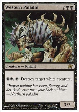 Magic the Gathering: 8th Edition (Base Set) card 173 Western Paladin