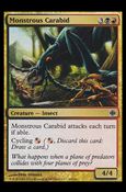 Magic The Gathering: Alara Reborn (Base Set) card 43 Monstorous Carabid