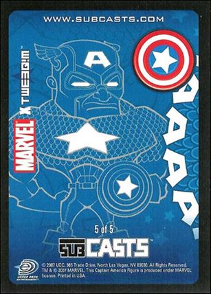 2007 Marvel Masterpieces (Subcasts Gamepiece Subset) Cover Image 2