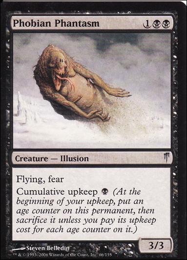 Magic the Gathering: Coldsnap (Base Set) card 66 Phobian Phantasm
