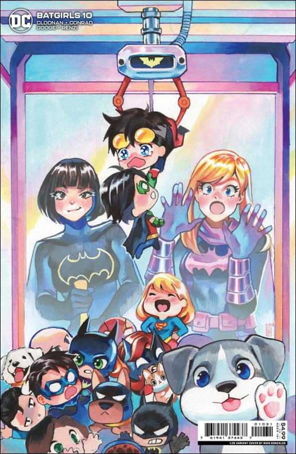 Batgirls issue 10-D Rian Gonzales 1:25 Cardstock Cover