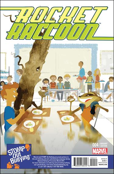 Rocket Raccoon (2014) issue 4-C Pascal Campion 1:15 Stomp Out Bullying Cover