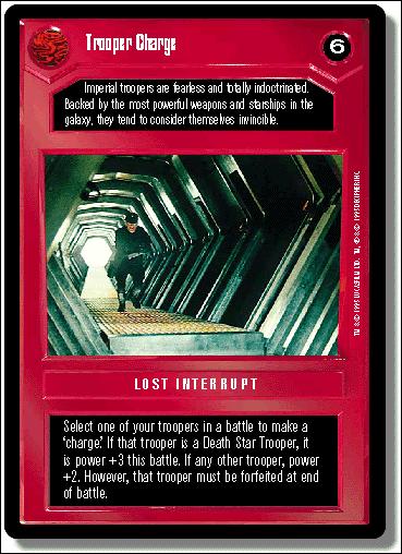 Star Wars: Premiere Limited (Base Set) card 99 Trooper Charge