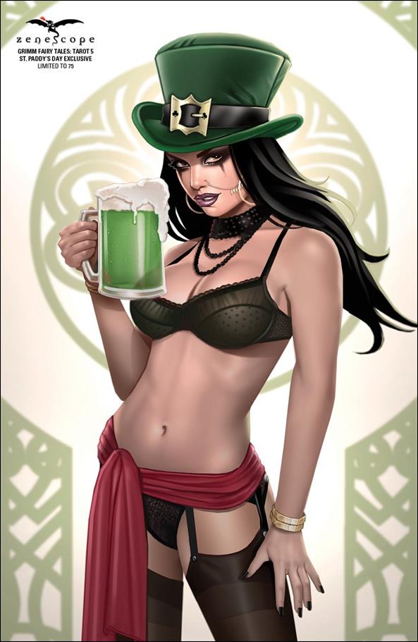 Grimm Fairy Tales: Tarot issue 5-F Keith Garvey St. Paddy's Day Cover 1/75