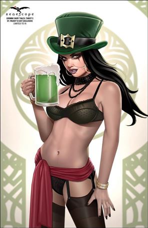 Grimm Fairy Tales: Tarot issue 5-F Keith Garvey St. Paddy's Day Cover 1/75