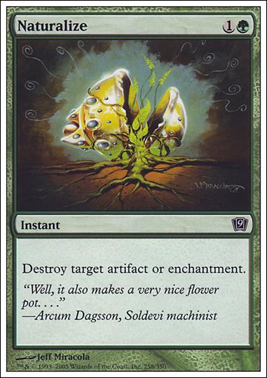 Magic the Gathering: 9th Edition (Base Set) card 258 Naturalize