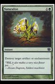 Magic the Gathering: 9th Edition (Base Set) card 258 Naturalize