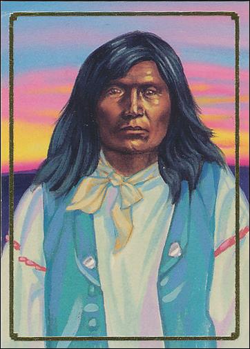 Native Americans: An Epic Struggle of Blood and Courage (Base Set) card 89 Victorio