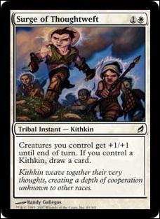Magic the Gathering: Lorwyn  card 43-Z-INVALID Surge Of Thoughtweft