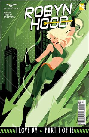 Robyn Hood: I Love NY issue 1-D Mike Mahle Cover
